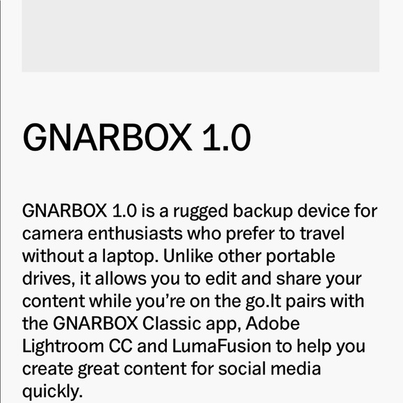 Gnarbox 1.0 - Picture 2 of 2